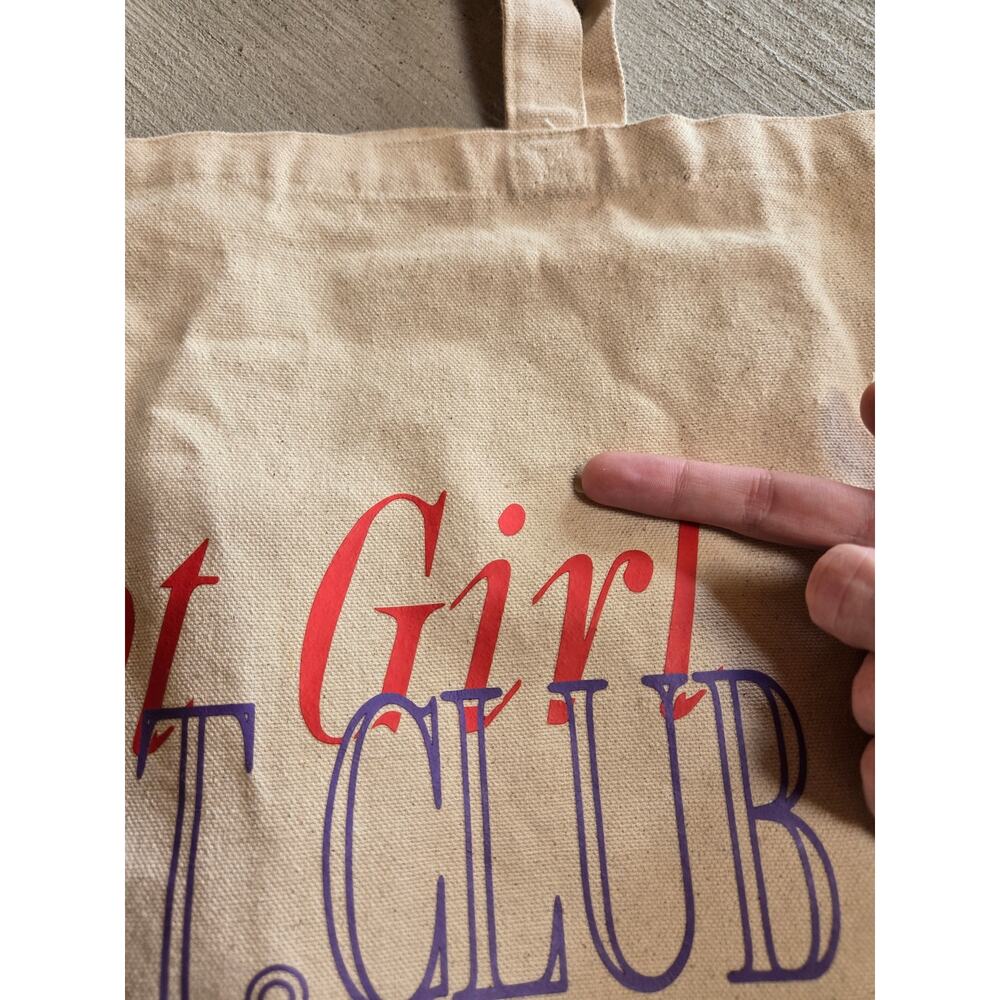 Hot Girl Tote Boat Club Bag Summer Nautical Beach Yacht Lake Ocean Y2K Preppy - Picture 3 of 4
